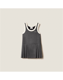 Платье гризайль, серый Miu miu