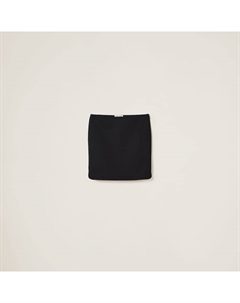 Юбка Grain de Poudre, черный Miu miu