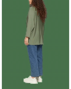 Пуловер Strick langarm, зеленый Qs