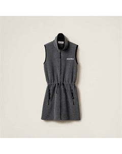 Флисовое платье, серый Miu miu