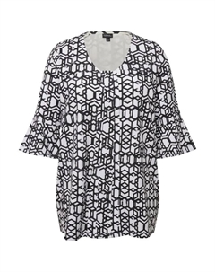 Лонгслив, черный Ulla popken