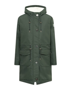 Пуховик Festholm, цвет deep forest/off white Derbe