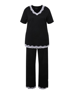 Пижама, черный Ulla popken