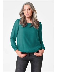 Блуза, темно-зеленый Goldner