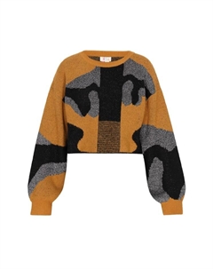 Пуловер, цвет kamel schwarz Izia