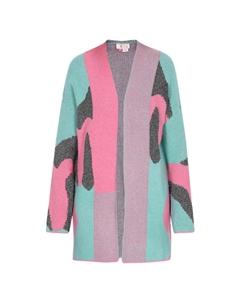 Пуловер Cardigan, цвет aqua pink Izia