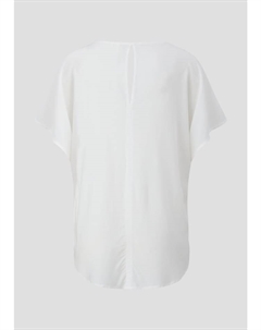 Блуза kurzarm, кремовый Qs