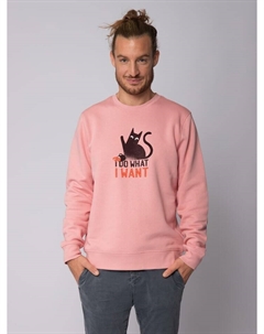 Толстовка Cat, цвет canyon pink Watapparel