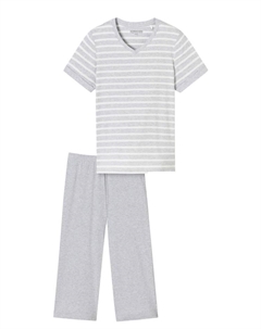 Пижама Casual Essentials, цвет silbergrau-melange Schiesser