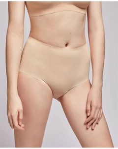 Невидимые высокие трусики с лазерной вырезкой, цвет Nude Gisela