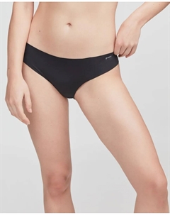 Классические трусики с лазерной резкой из кружева и микрофибры, черный Gisela