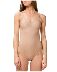 Утягивающее боди Modern из мягкого хлопка без косточек, кремовый Triumph