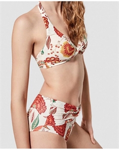 Плавки бикини с высокой посадкой и принтом, мультиколор Gisela