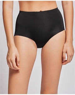 Невидимые высокие трусики с лазерной вырезкой, черный Gisela