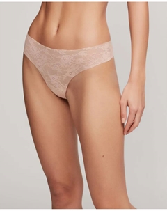 Бразильские трусики с лазерной резкой и кружевной тканью, цвет Maquillaje Gisela