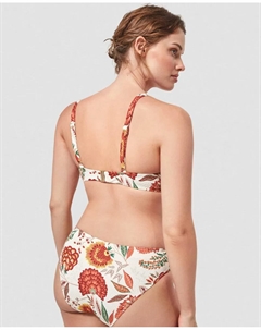 Плавки бикини миди с цветочным принтом, мультиколор Gisela