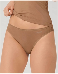 Комплект из 2 классических кружевных трусиков, бежевый Sloggi