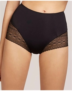 Высокие трусики с эффектом плоского живота, черный Gisela