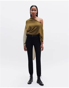 Женские узкие брюки кроя 7/14, черный Caroll