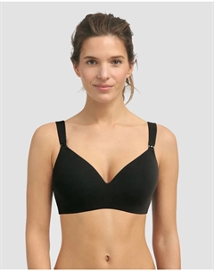 Бюстгальтер для кормления с формованными чашками без косточек, черный Dim