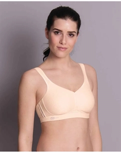 Спортивный бюстгальтер с застежкой на спине, розовый Anita