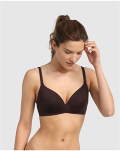 Невидимый бюстгальтер с треугольными чашками без бретелей, темно-коричневый Dim
