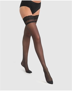 Прозрачные компрессионные чулки Perfect Contention для уставших ног, черный Dim
