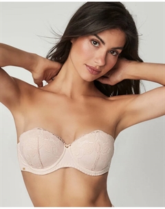 Бюстгальтер пуш-ап без бретелек с нескользящим силиконом, цвет Maquillaje Selmark