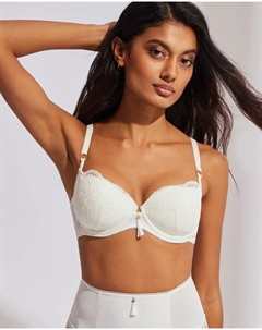 Бюстгальтер Essential с кружевной формованной чашкой, кремовый Selmark