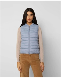 Синий стеганый женский жилет-пальто Scalpers