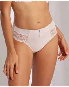 Трусики с высокой посадкой и кружевом, цвет Maquillaje Selmark