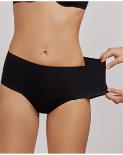 Адаптируемые высокие трусы с невидимой отделкой, черный Gisela