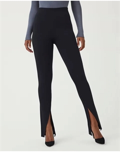 Длинные женские брюки с вырезом на щиколотке, черный Spanx