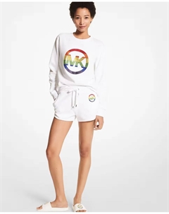 LGTBIQ+ женские шорты из органического хлопка, белый Michael michael kors