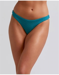 Низ бикини Petrol со структурой и подкладкой, зеленый Robin collection