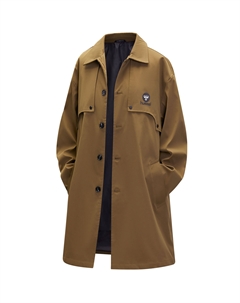 Тренчкот унисекс, черный Hummel