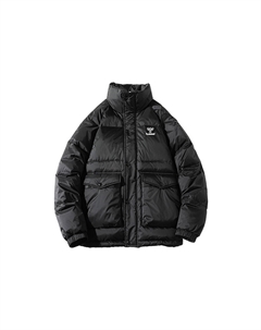 Пуховик унисекс, черный Hummel