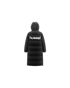 Пуховик унисекс, черный Hummel