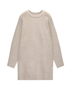Вязаное платье Knitted dress, песочный Pull & bear