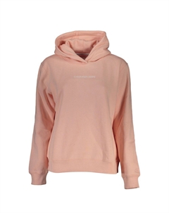 Шикарная розовая флисовая толстовка с капюшоном Calvin klein
