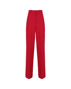 Шикарные красные брюки палаццо из эластичной ткани Hinnominate