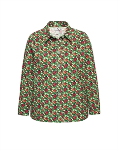 Блуза Hemdbluse, оливковый Ulla popken