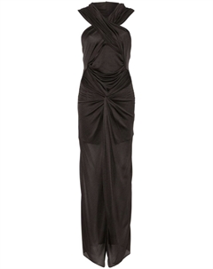 Платье макси с драпировкой, серый Giuseppe di morabito