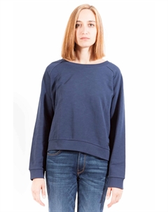 Синий хлопковый женский свитер Gant