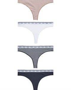 Стринги Thong, цвет blue/pink/white Next