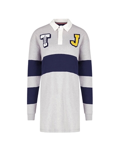 Платье tjw для регби, серый Tommy hilfiger