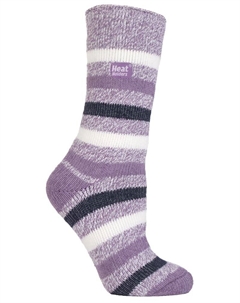 Теплые зимние термоноски с рисунком 4 8 uk, розовый Heat holders