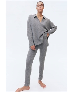 Леггинсы тонкой вязки, серый H&m