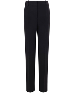 Брюки строгого кроя со складками, черный Ermanno scervino