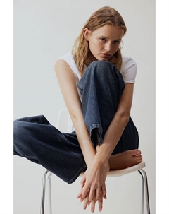 Широкие заниженные джинсы baggy, синий H&m